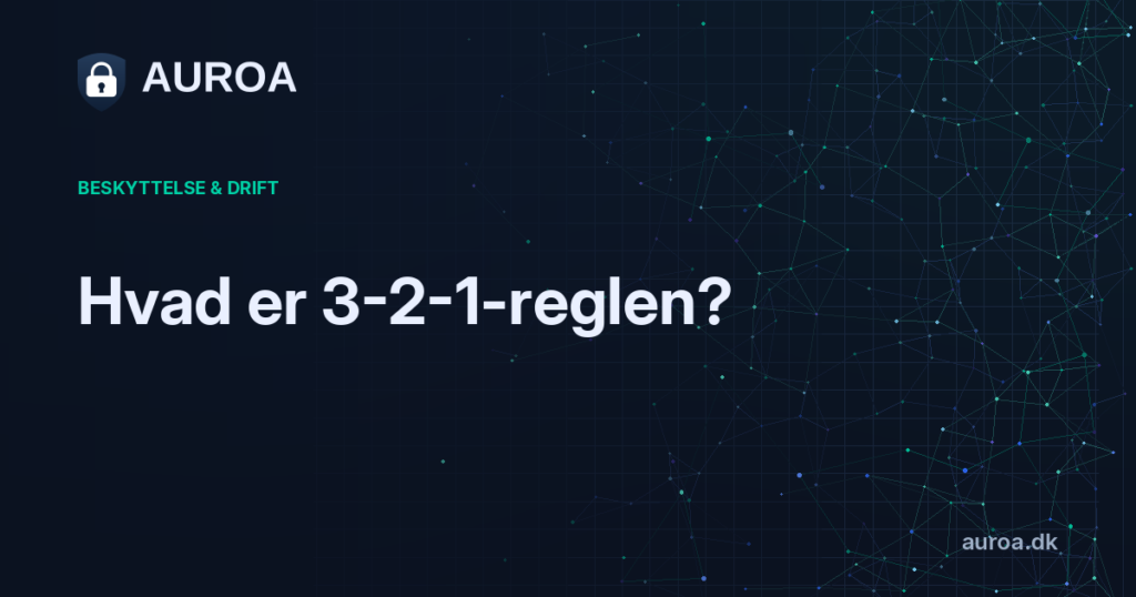 Hvad er 3-2-1-reglen?