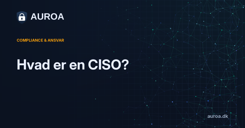 Hvad er en CISO?