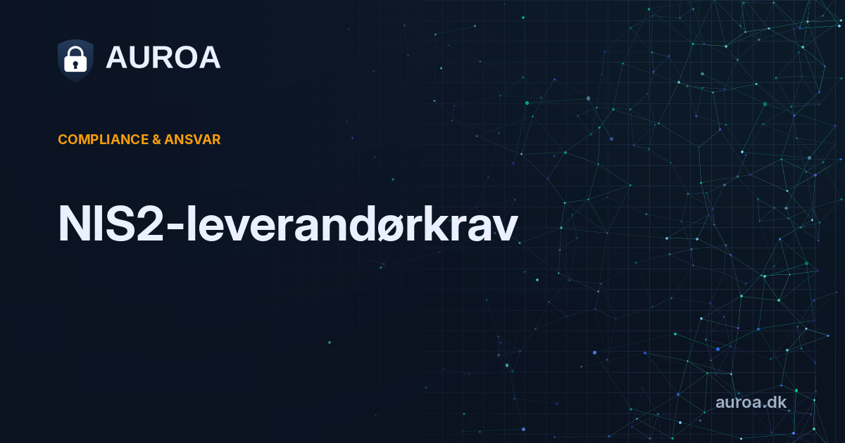NIS2-leverandørkrav
